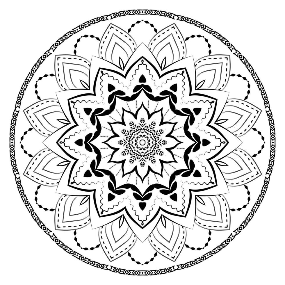 Intricate Mandala Background vector