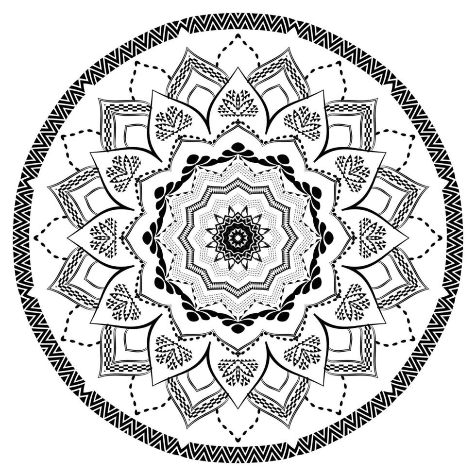 Mandala Design Background vector