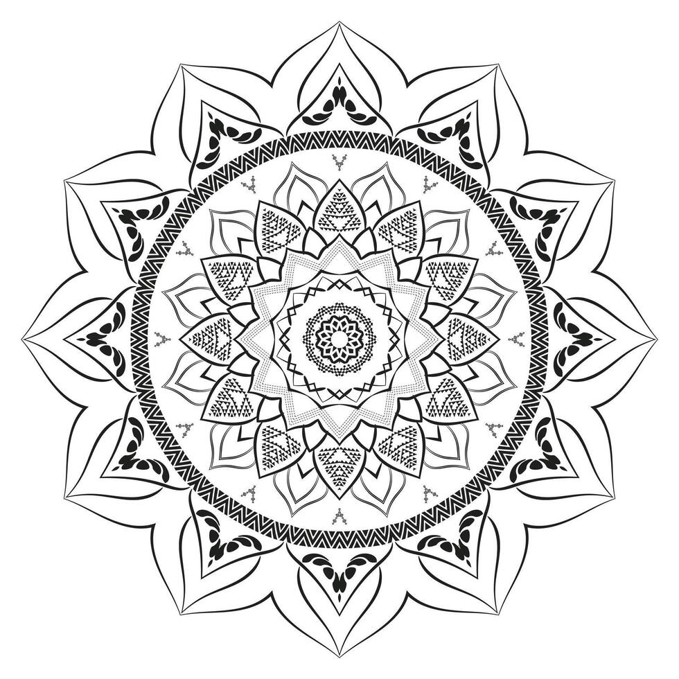 Mandala Pattern Background vector