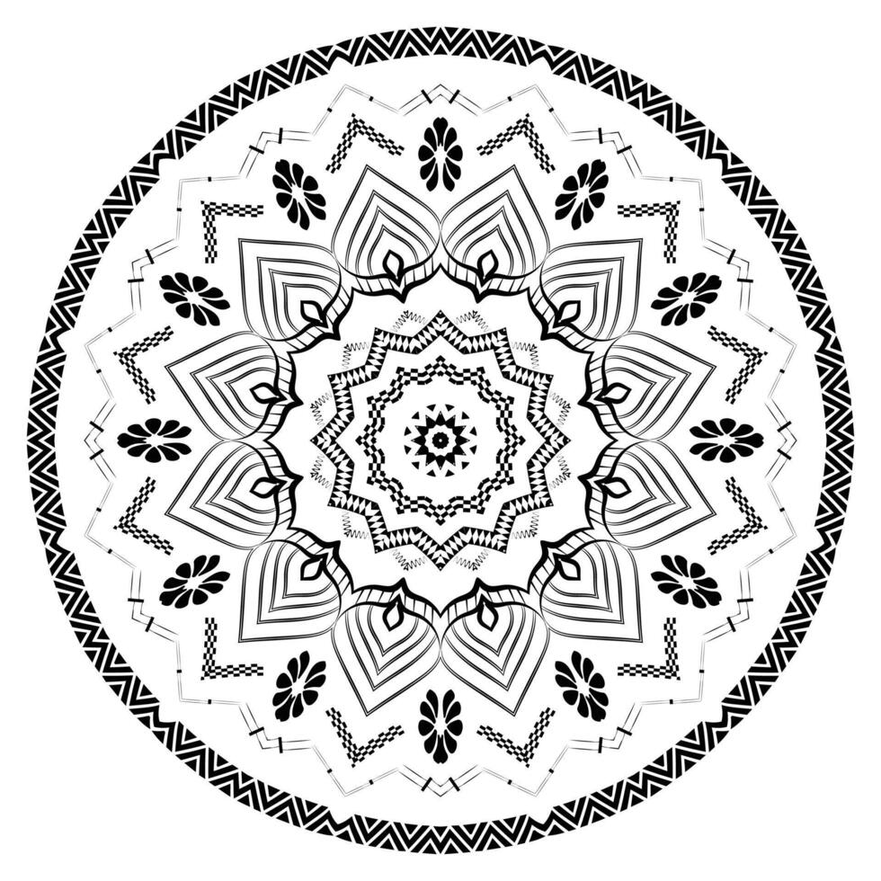 Beautiful Realistic Mandala Background vector