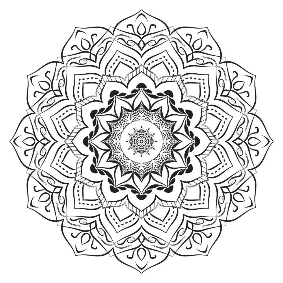 Beautiful Realistic Mandala Design vector