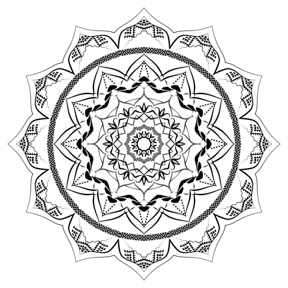 Mandala Design Background vector