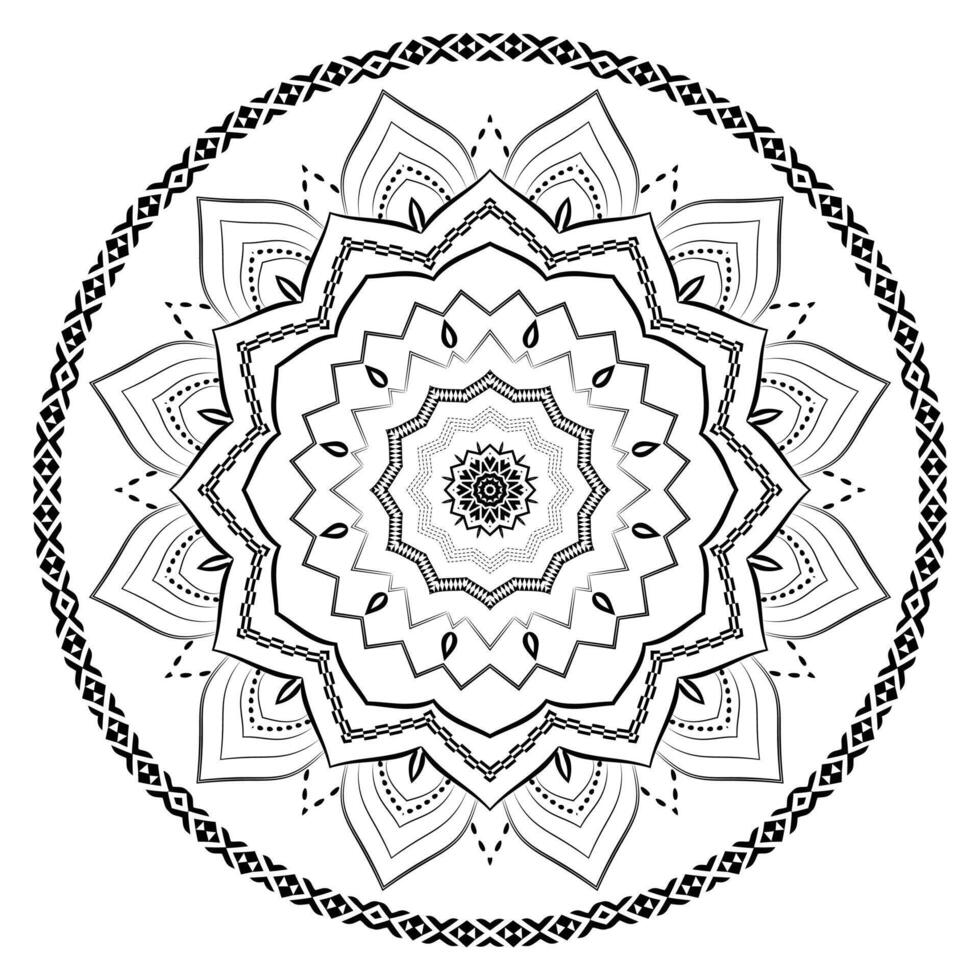 Beautiful Realistic Mandala Design Background vector