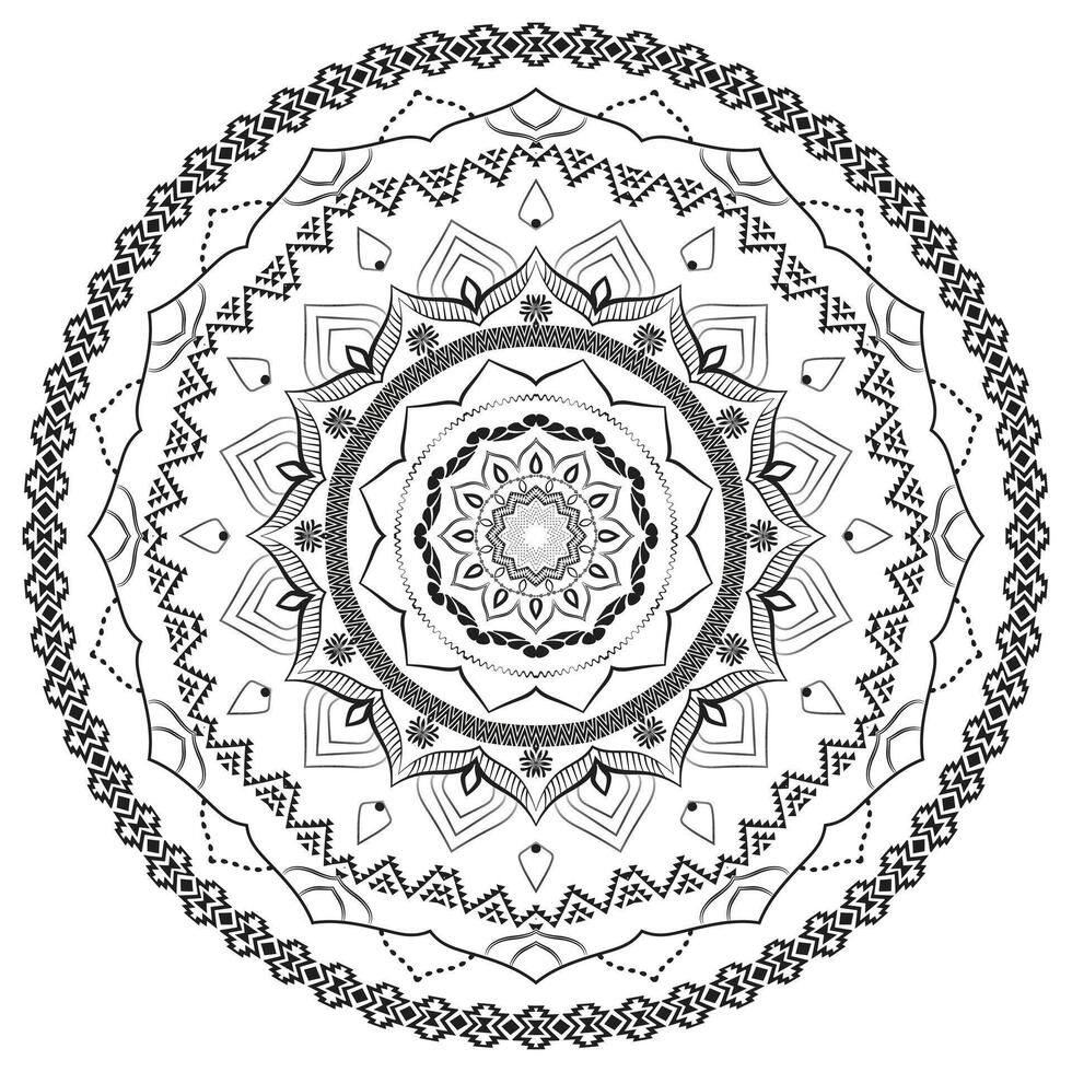 Ornamental Mandala Pattern vector