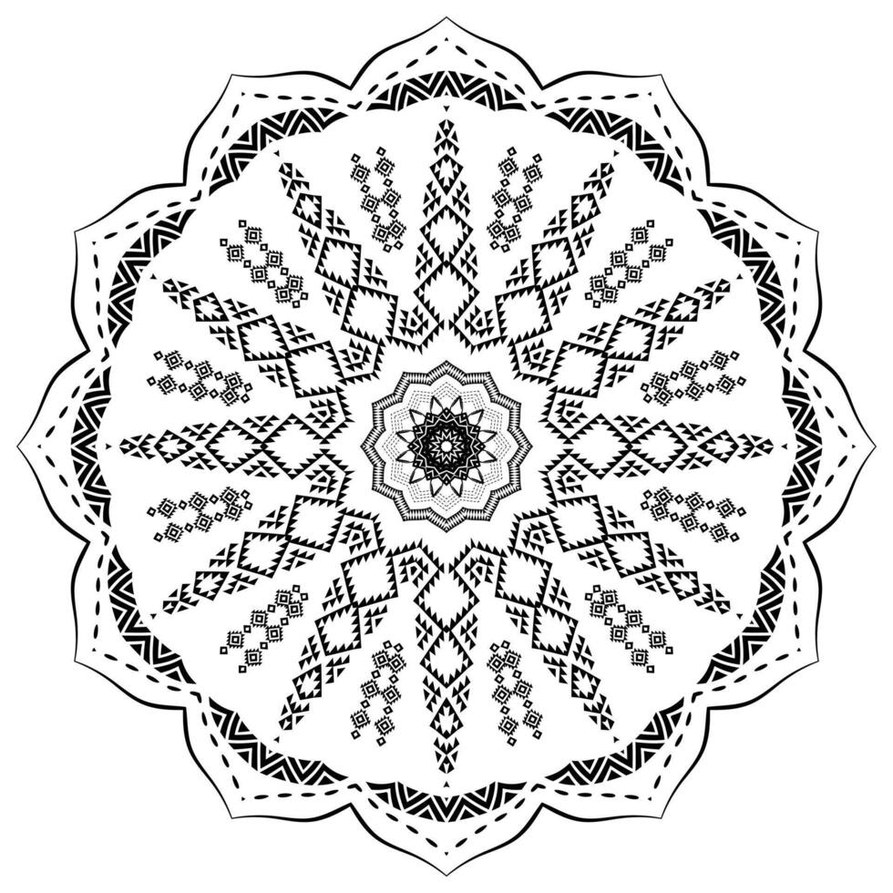 Ornamental Mandala Pattern Background vector