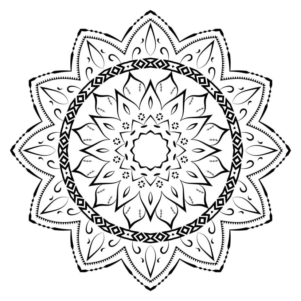 Mandala Realistic Design Background vector
