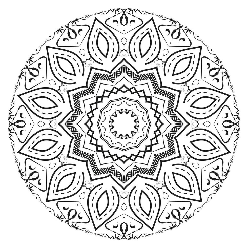 Detailed Mandala Realistic Design Background vector