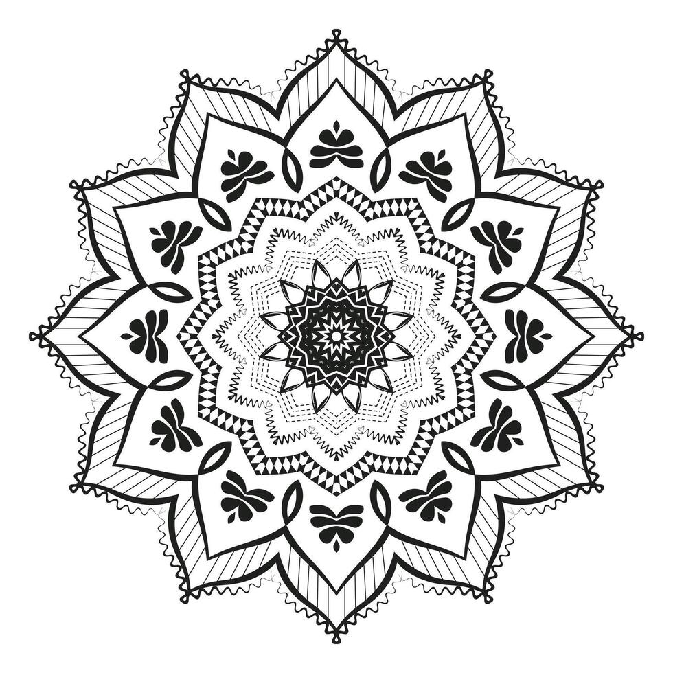 Elegant Mandala Realistic Design Background vector