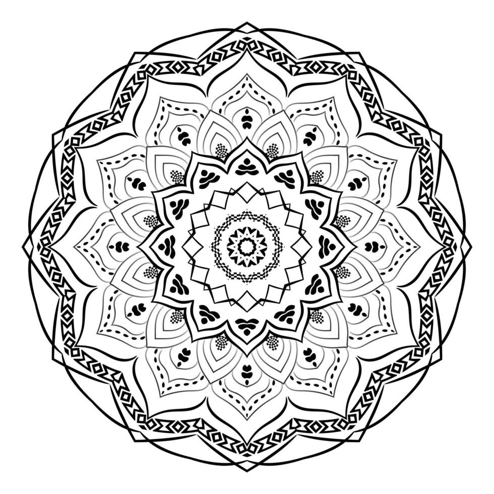 Elegant Mandala Realistic Ornament vector