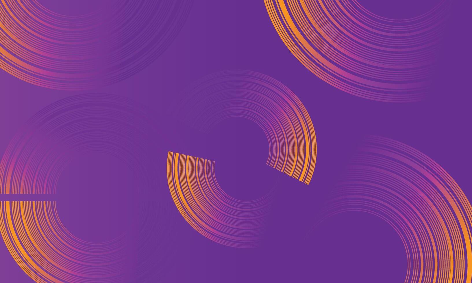 Abstract background with concentric circles in purple colors vector