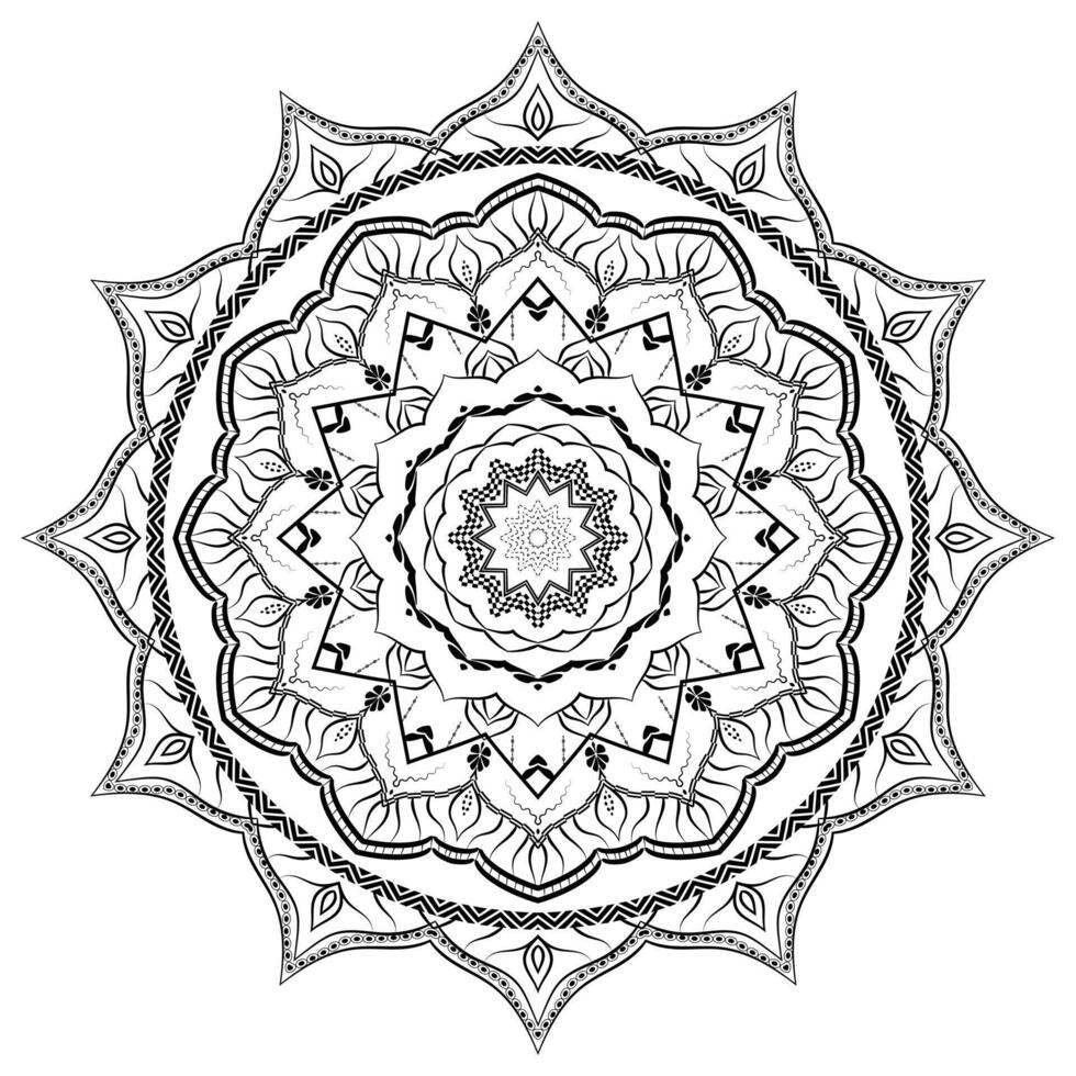 Elegant Mandala Ornament Design Background vector