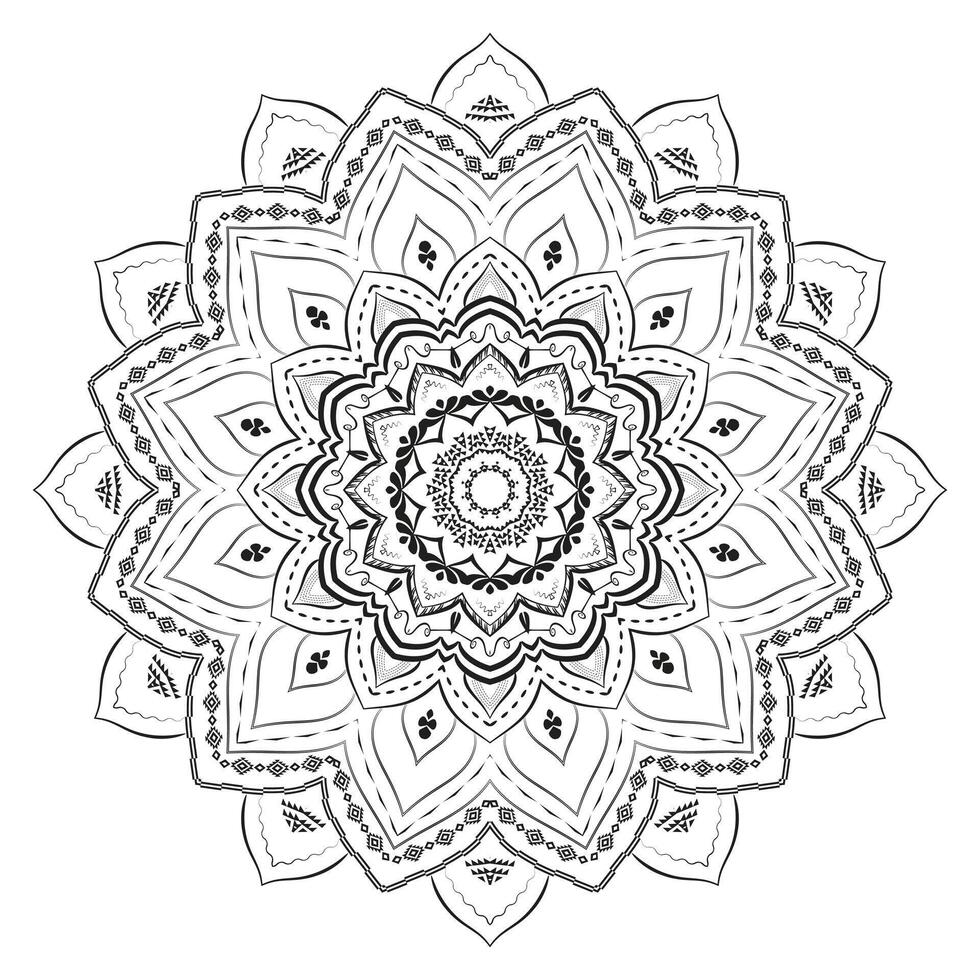 Intricate Mandala Design vector