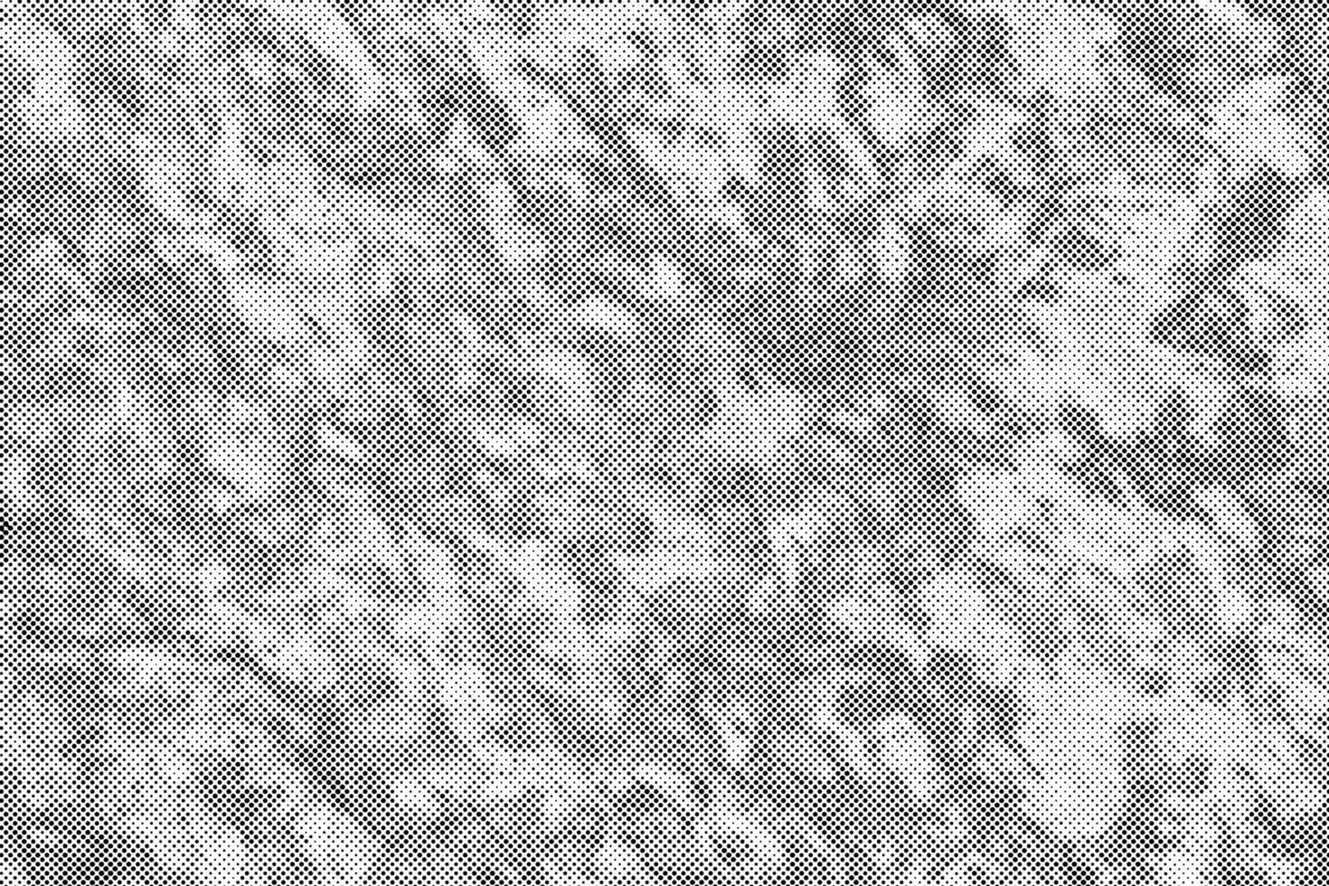 Black halftone texture on white background. vector