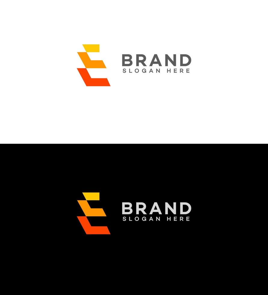Letter E Logotype Icon Design Template. vector