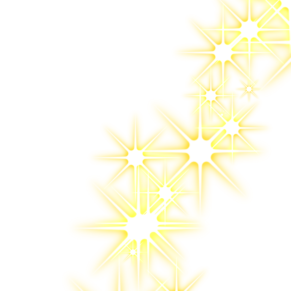 Stars twinkle softly casting shadows of soft dreamlike magic png