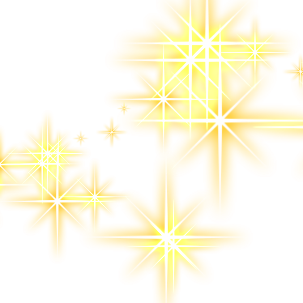 Stars flicker lights softly casting enchanting shadows png