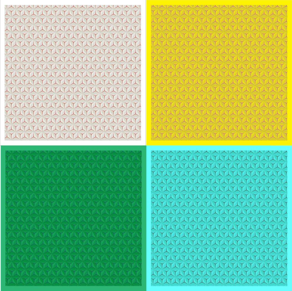Seamless geometric pattern with glowing triangle pattern, background pattern vector