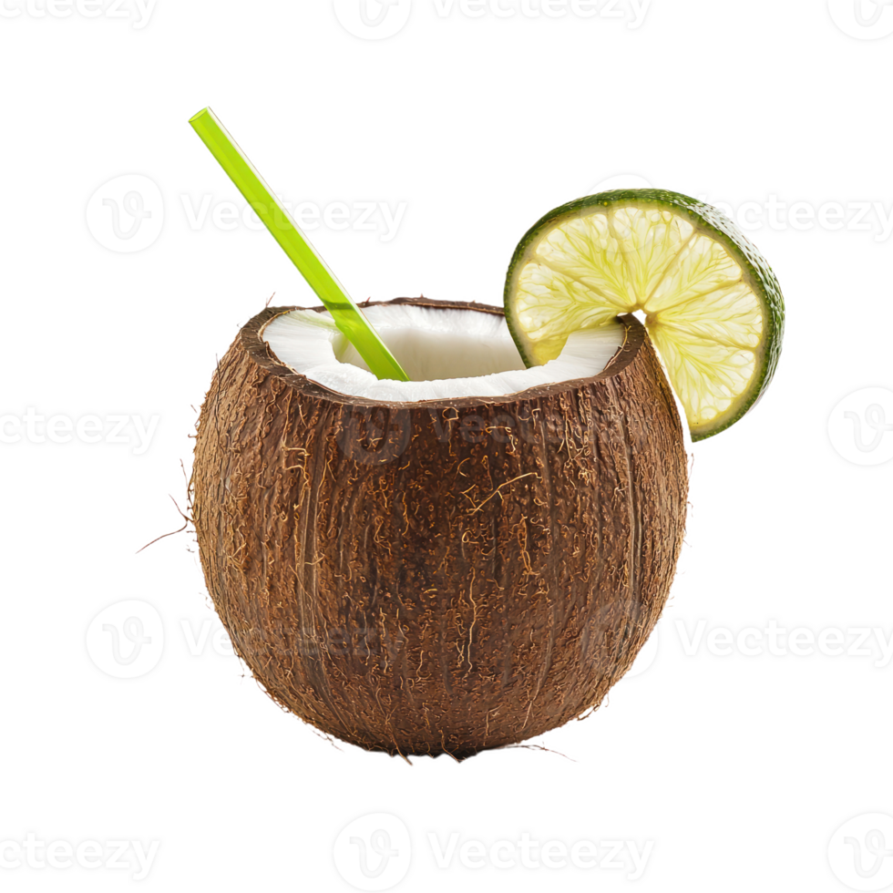 Coconut Water isolate transparency background png