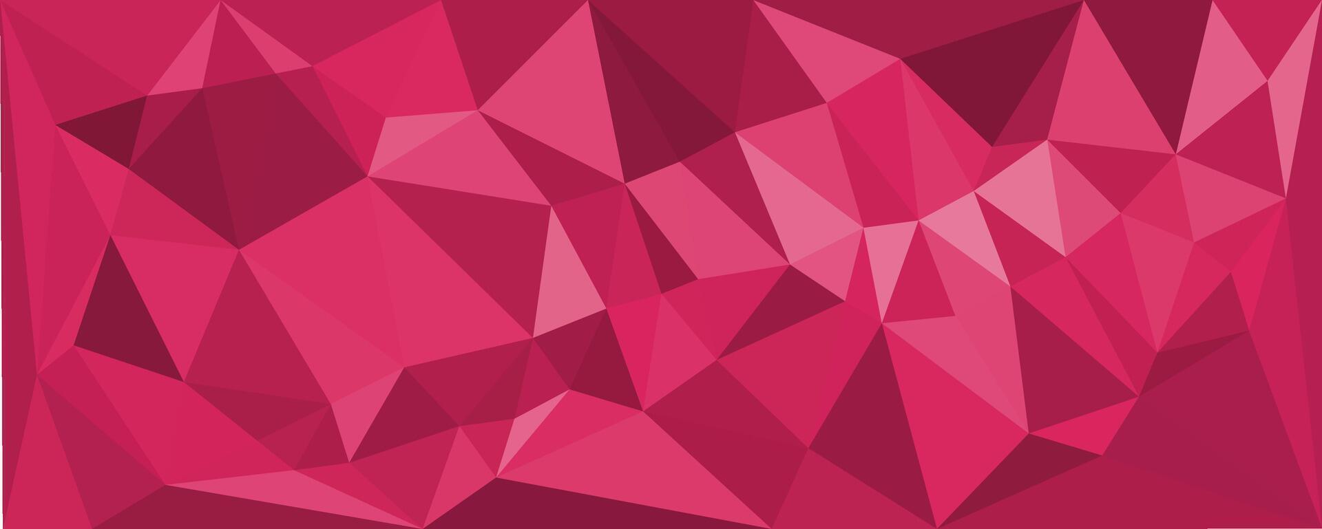 Red Maroon Geometrical Shape Polygonal Background Abstract Banner vector