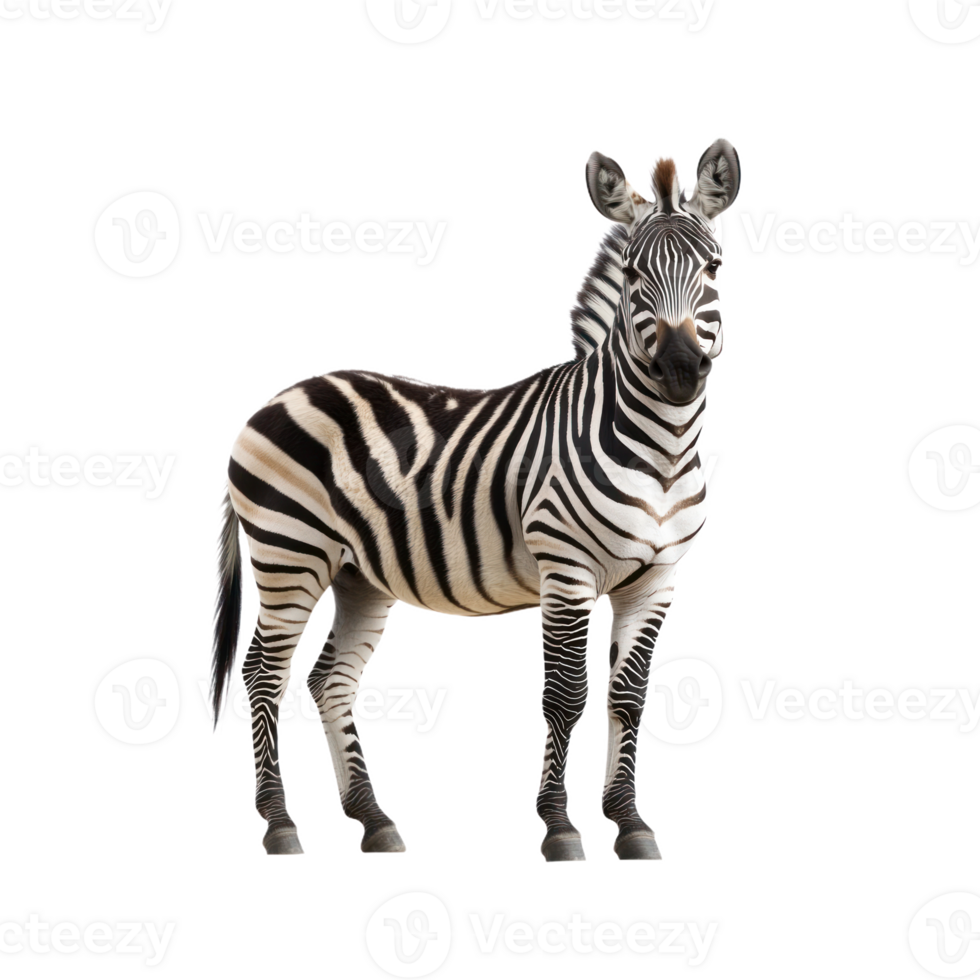 Zebra isolate transparency background png