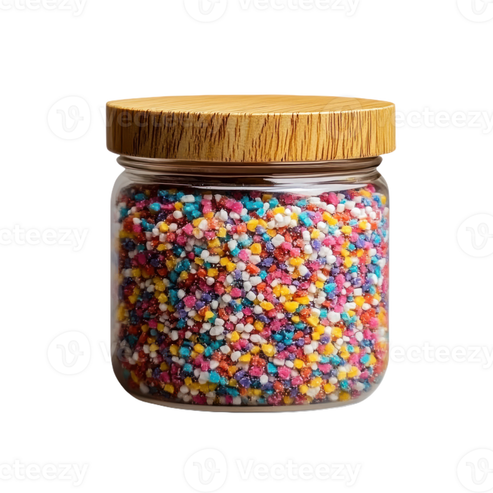 Body Scrub Jar isolate transparency background png