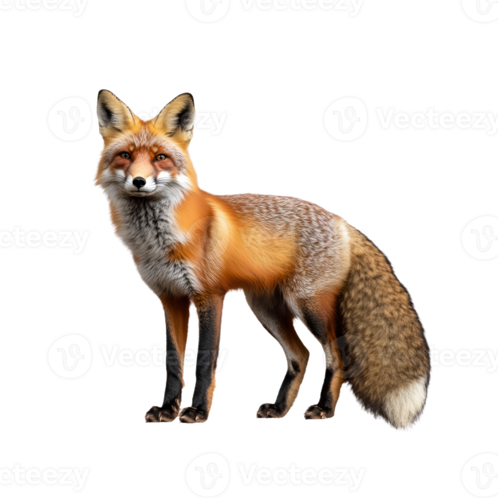 Red Fox isolate transparency background png