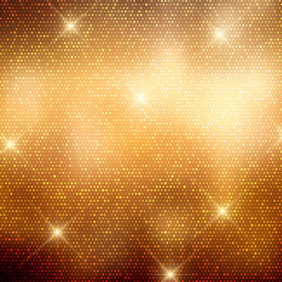 Glittery gold abstract background design vector