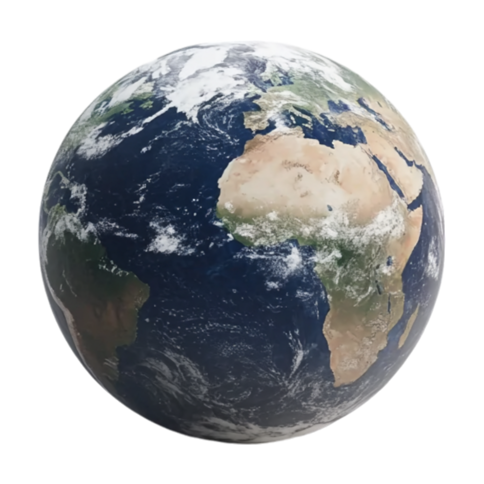 The earth is shown in this image png