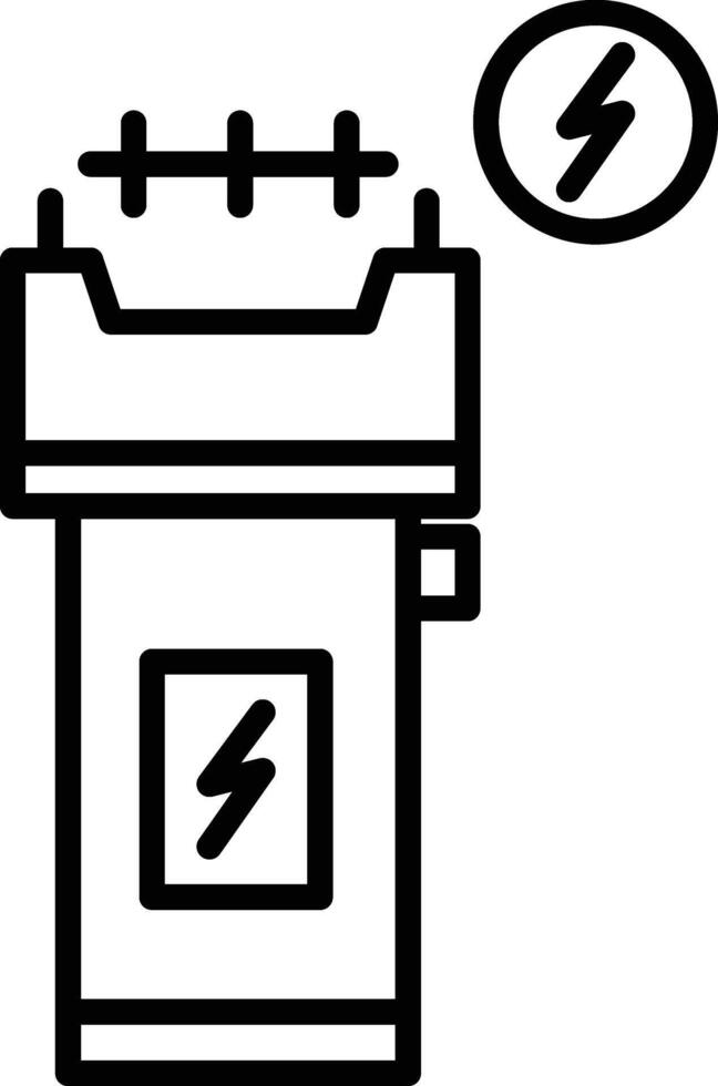 Stun Gun Illustration Icon vector
