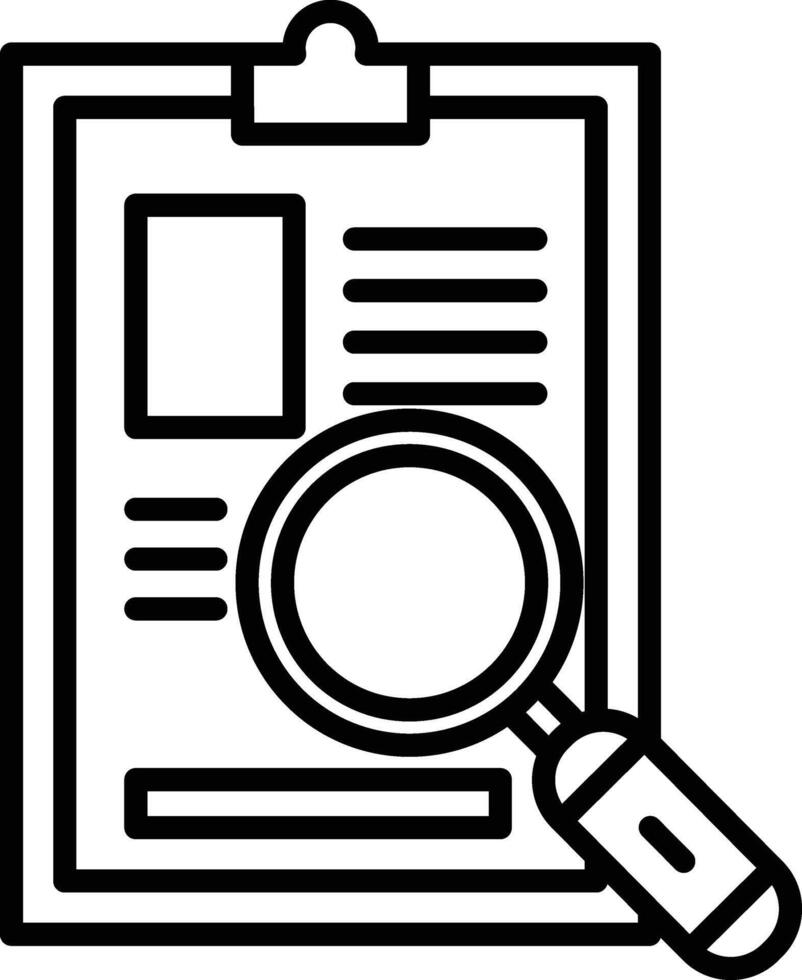 Investigation Illustration Icon vector