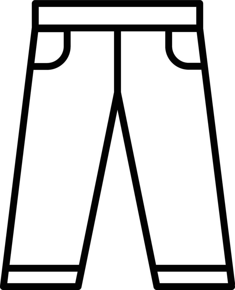 Business Trousers Illustration Icon vector