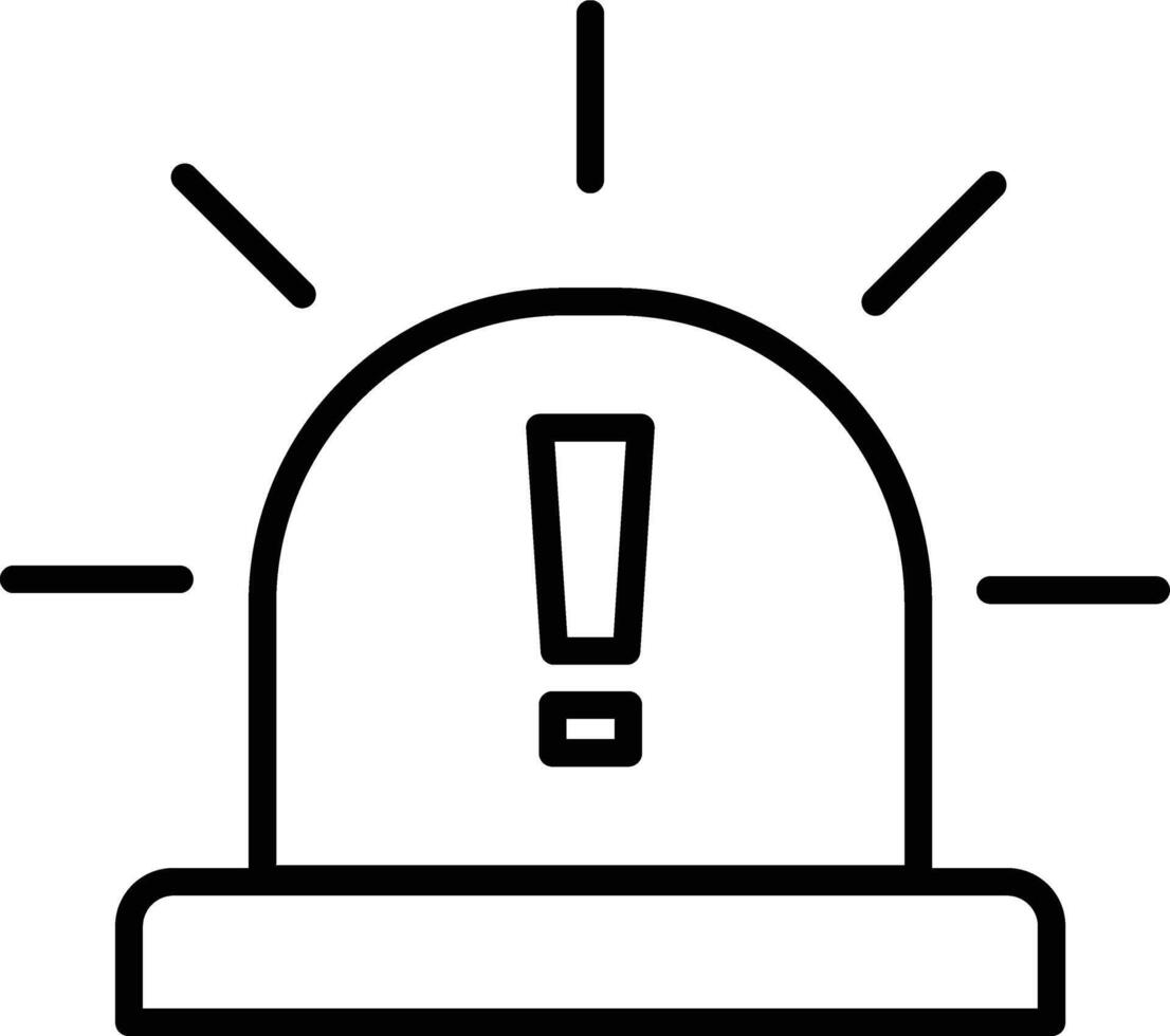 Siren Illustration Icon vector