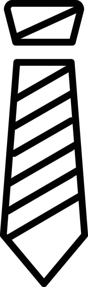 Tie Illustration Icon vector