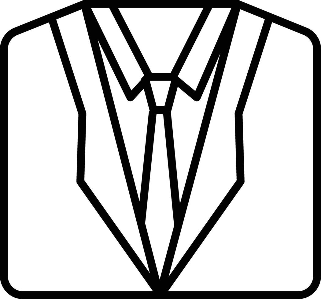 Business Coat Illustration Icon vector