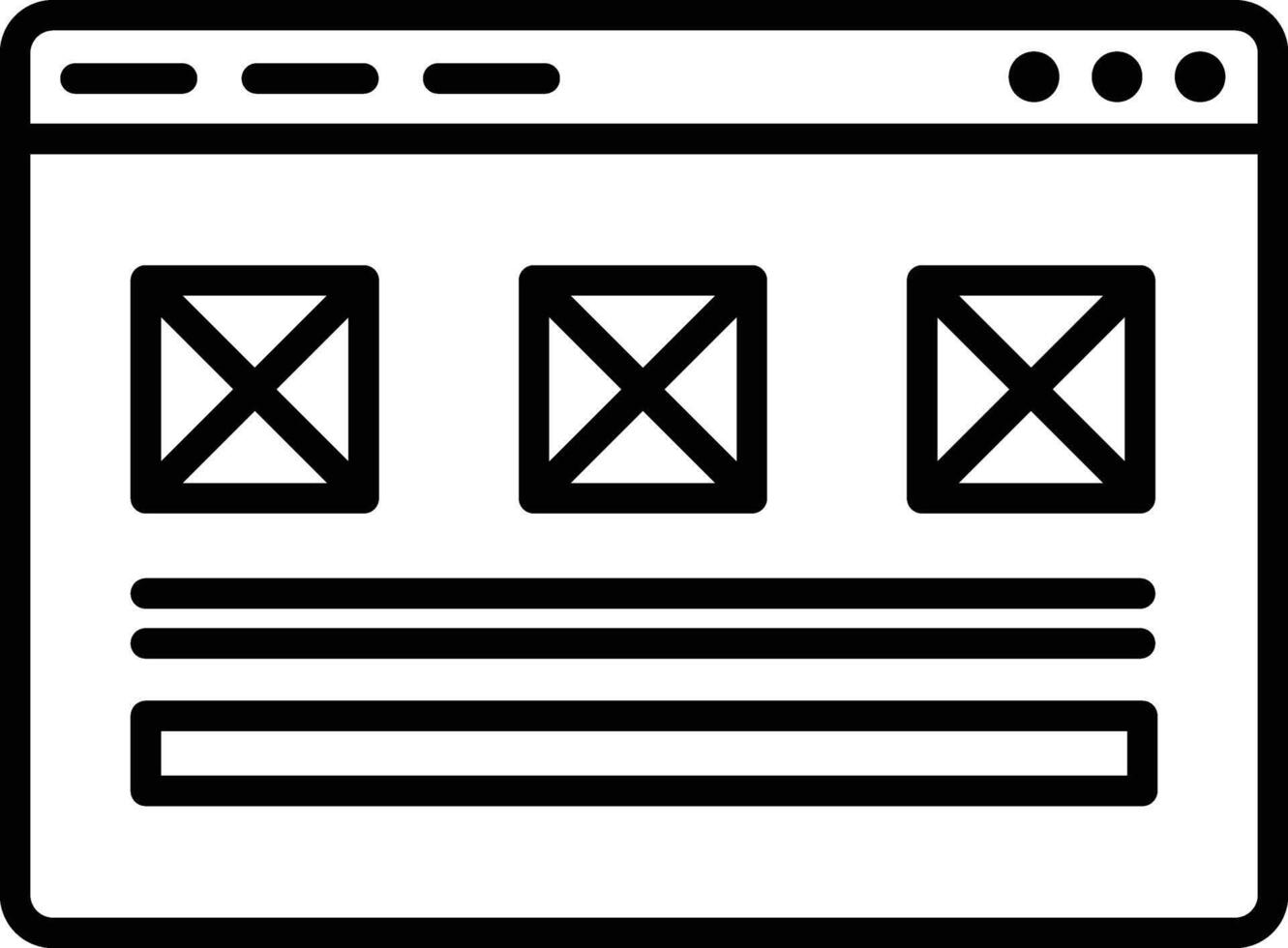Mockup Design Illustration Icon vector