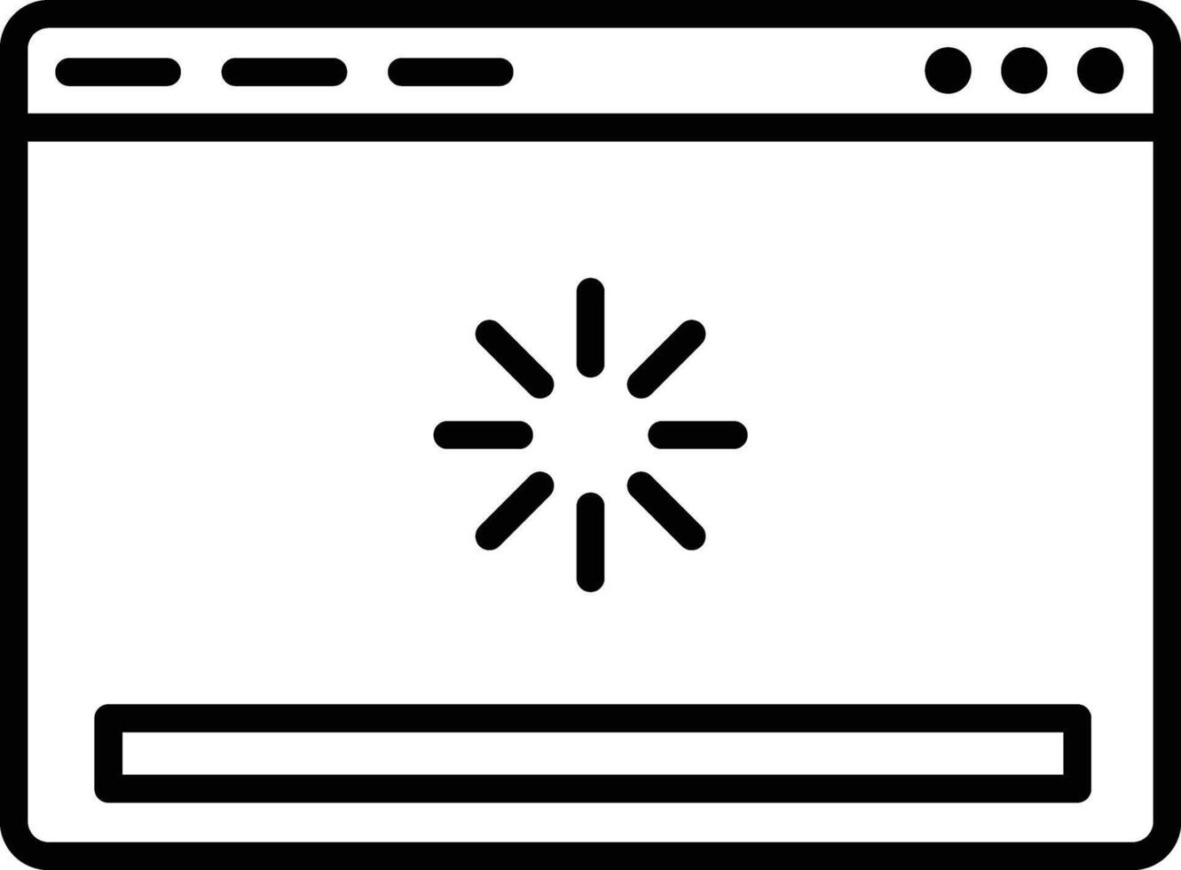 Web Loading Illustration Icon vector