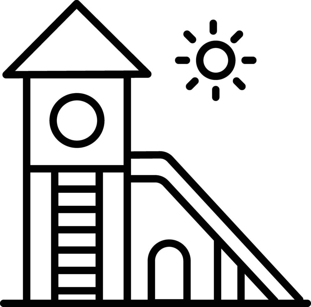 Playground Illustration Icon vector