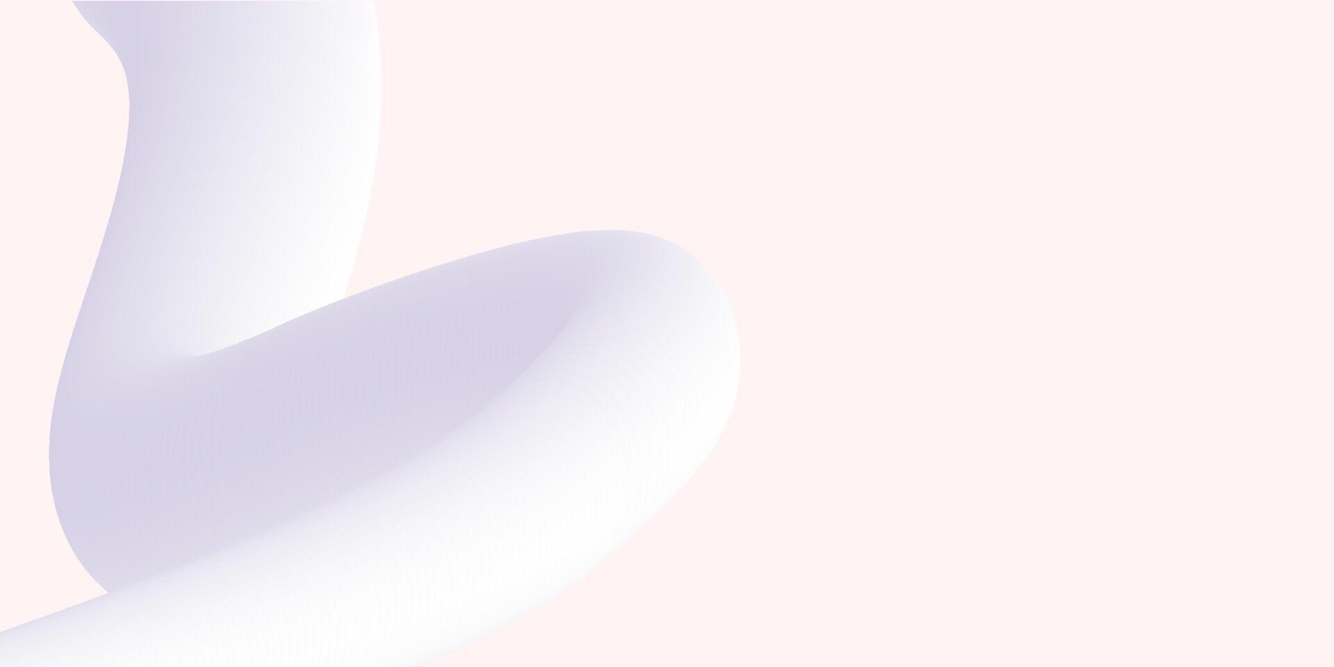 A white swan is shown on a pink background vector