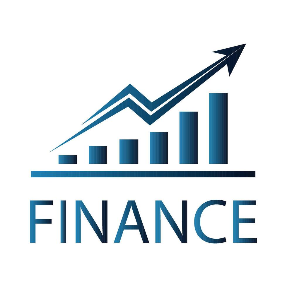 Modern Minimalist Finance Logo Design Sleek Geometric Concepts for Financial Growth vector