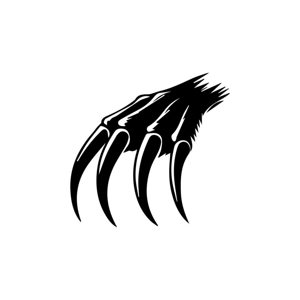 eagle claw logo icon vector