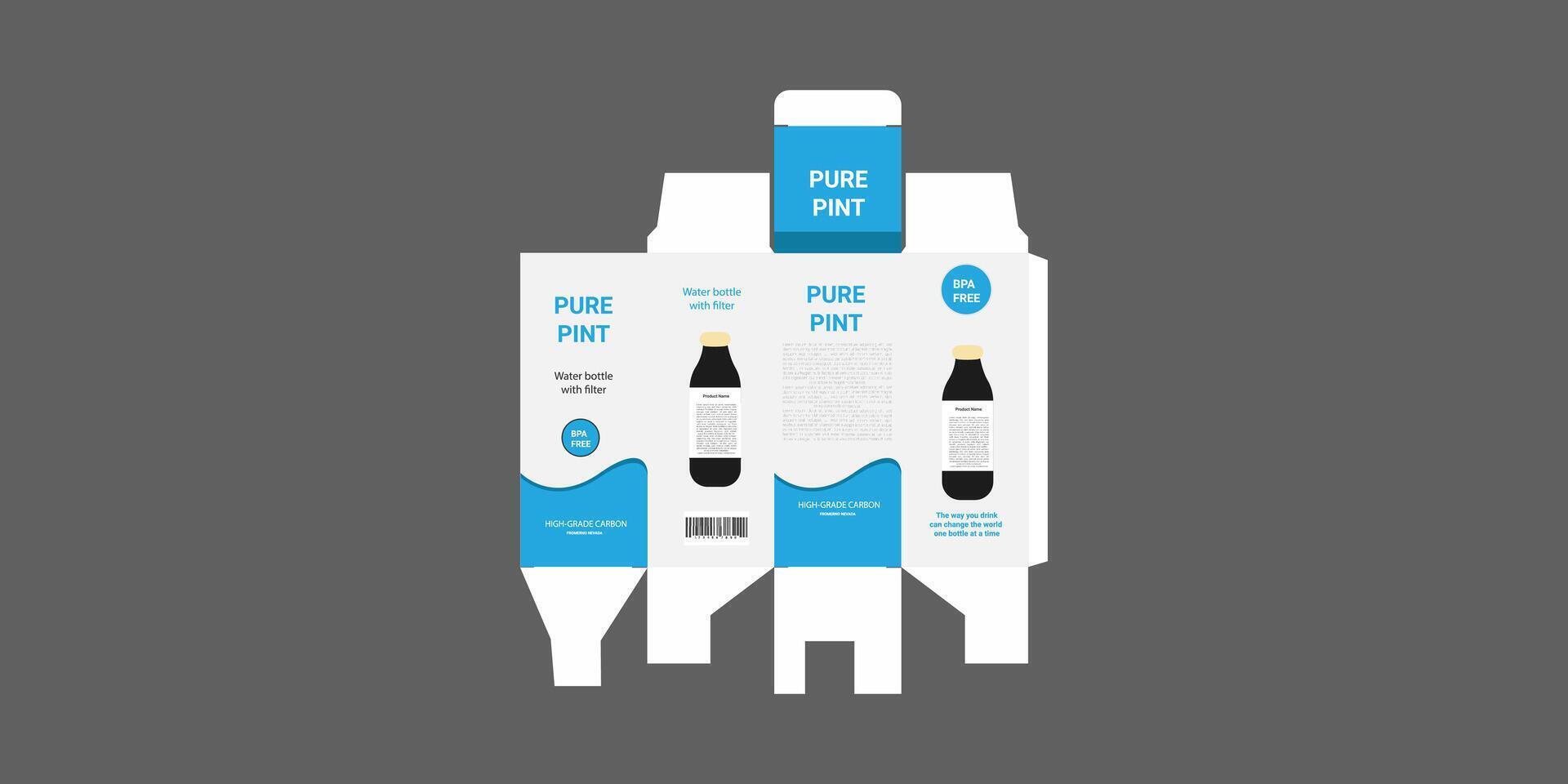 packaging design for inkjet printer, with two bottles and a bottle opener vector