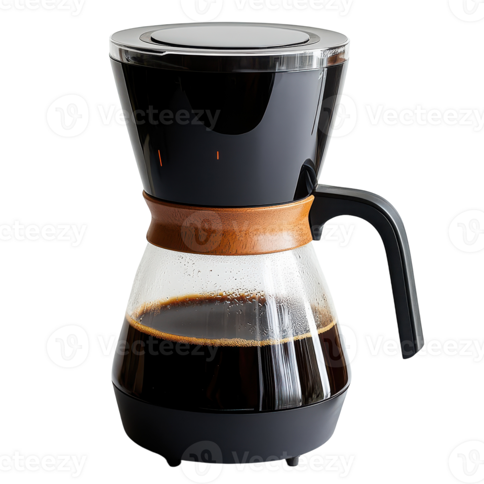 Smart Coffee Maker for Effortless Brewing Transparent Background. png