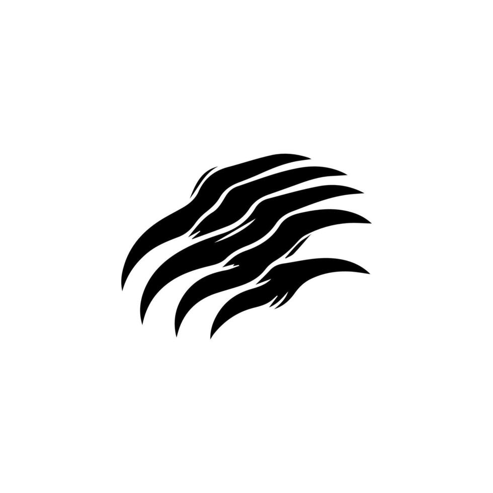 A black and white logo of a bird's wings vector