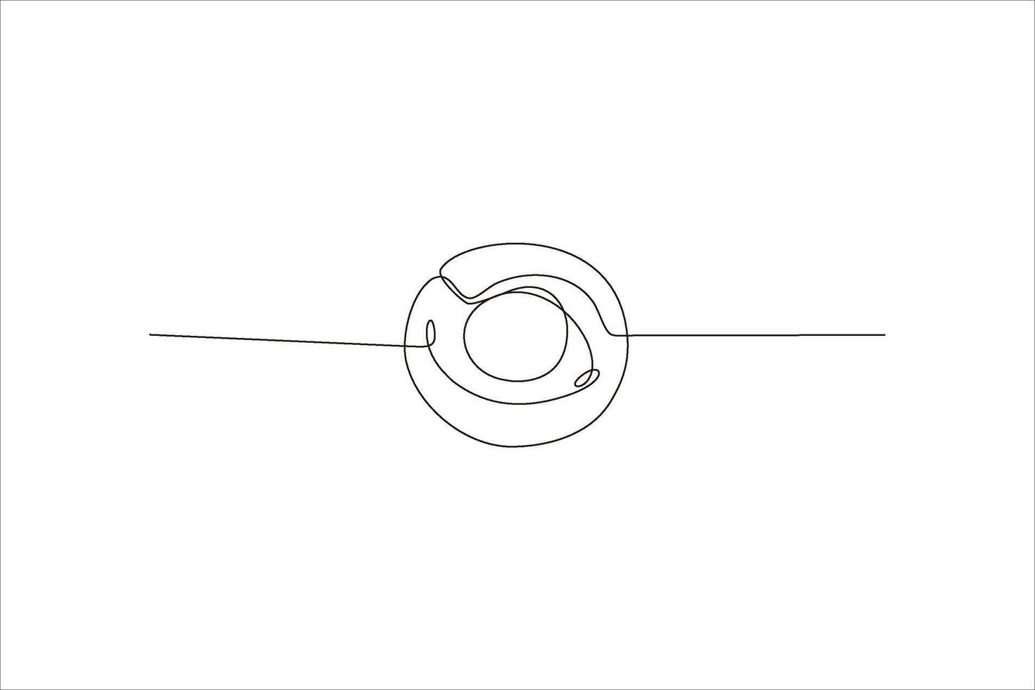 continuous image of a buoy vector