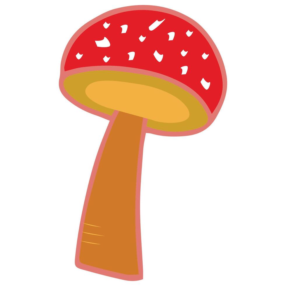 fresh honey agaric mushrooms . vector