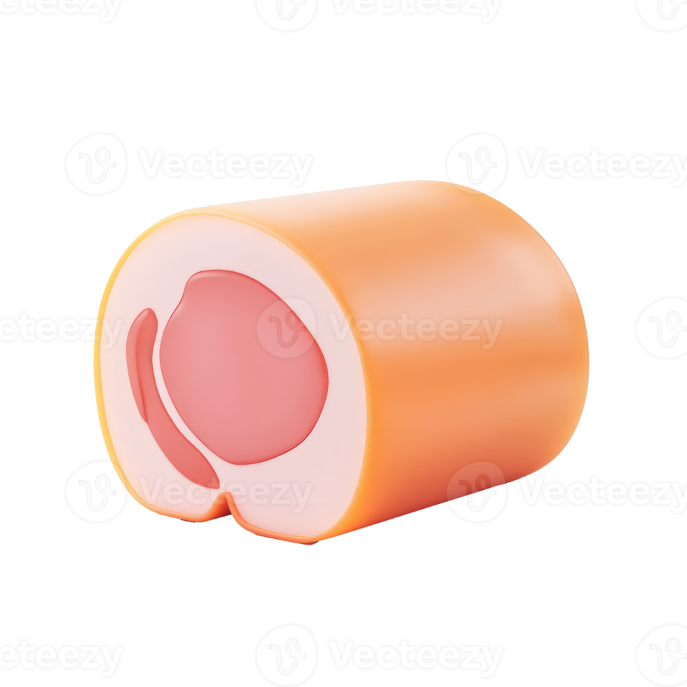 3D icon cartoon meat png