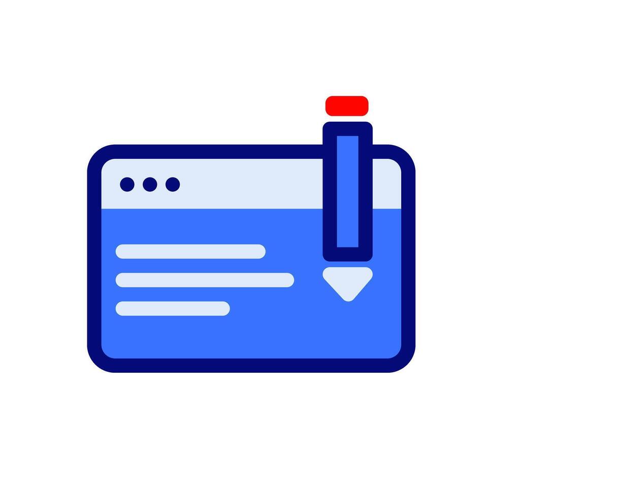 Illustration featuring a pen drawing a line, symbolizing progress and idea generation, ideal for creative and task management platforms vector