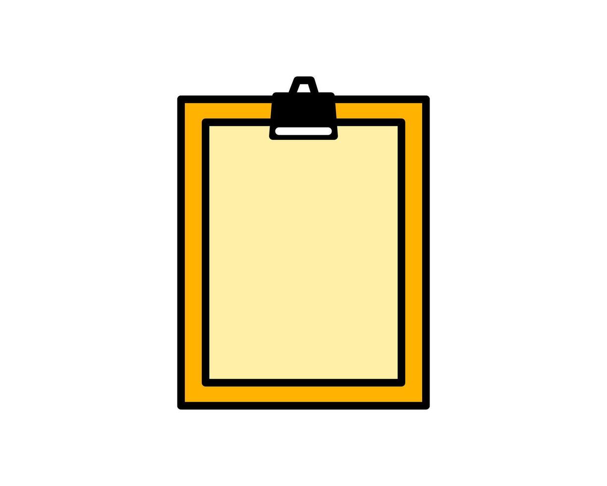 Illustration of notes board for writing some note vector
