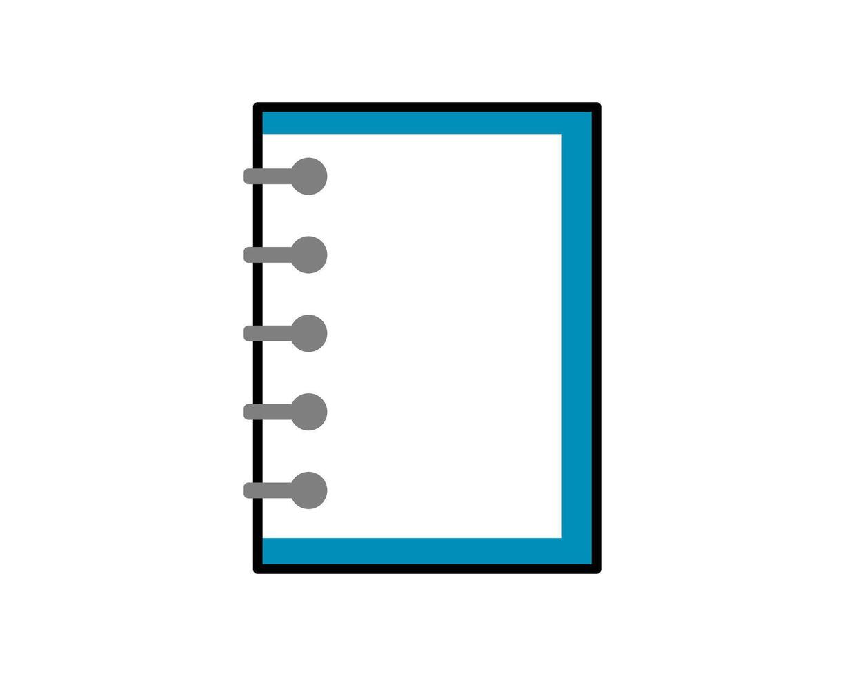 Illustration of notebook for memo or writing a note on board vector