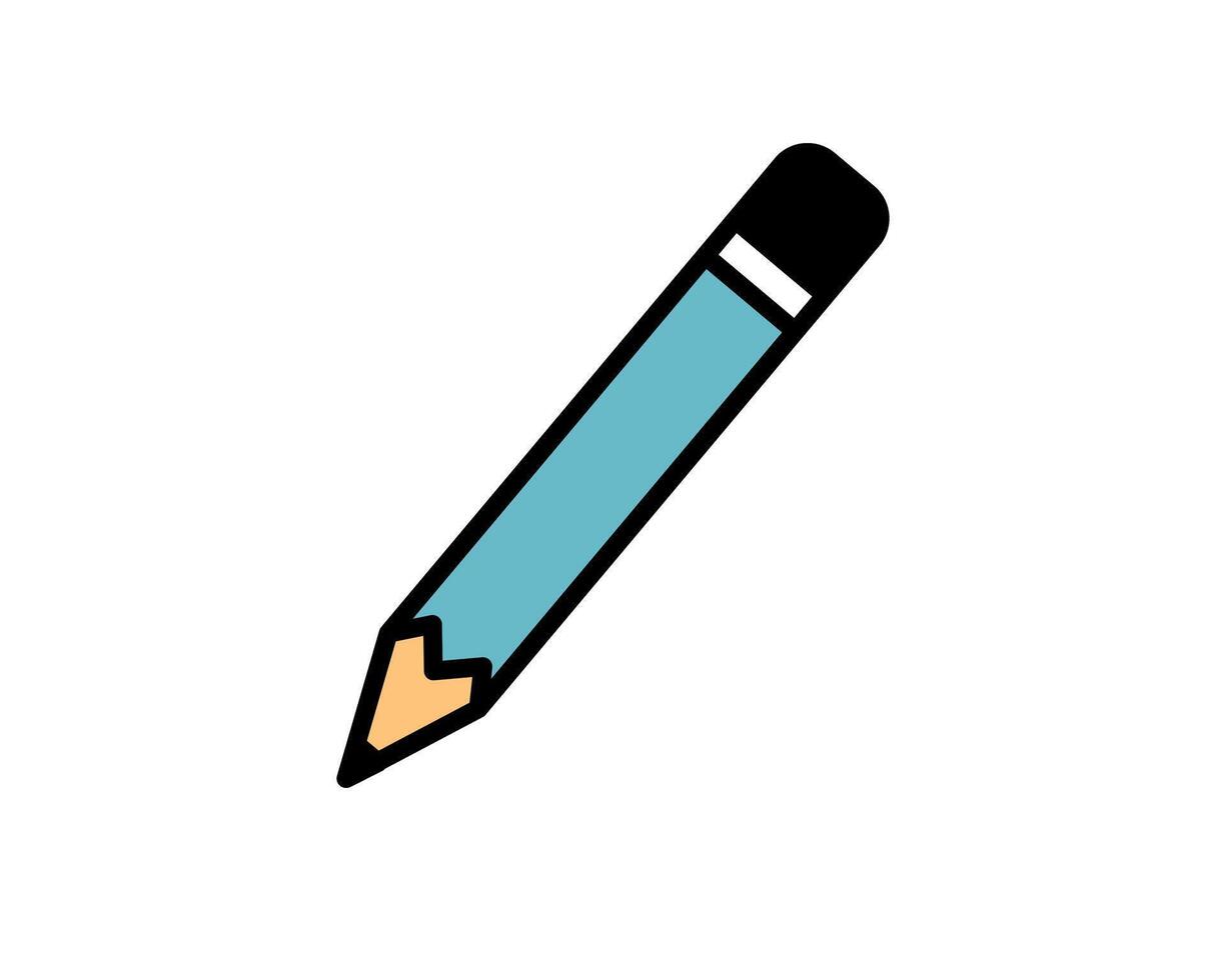 Illustration of a pen for drawing, or creative sketching activities vector